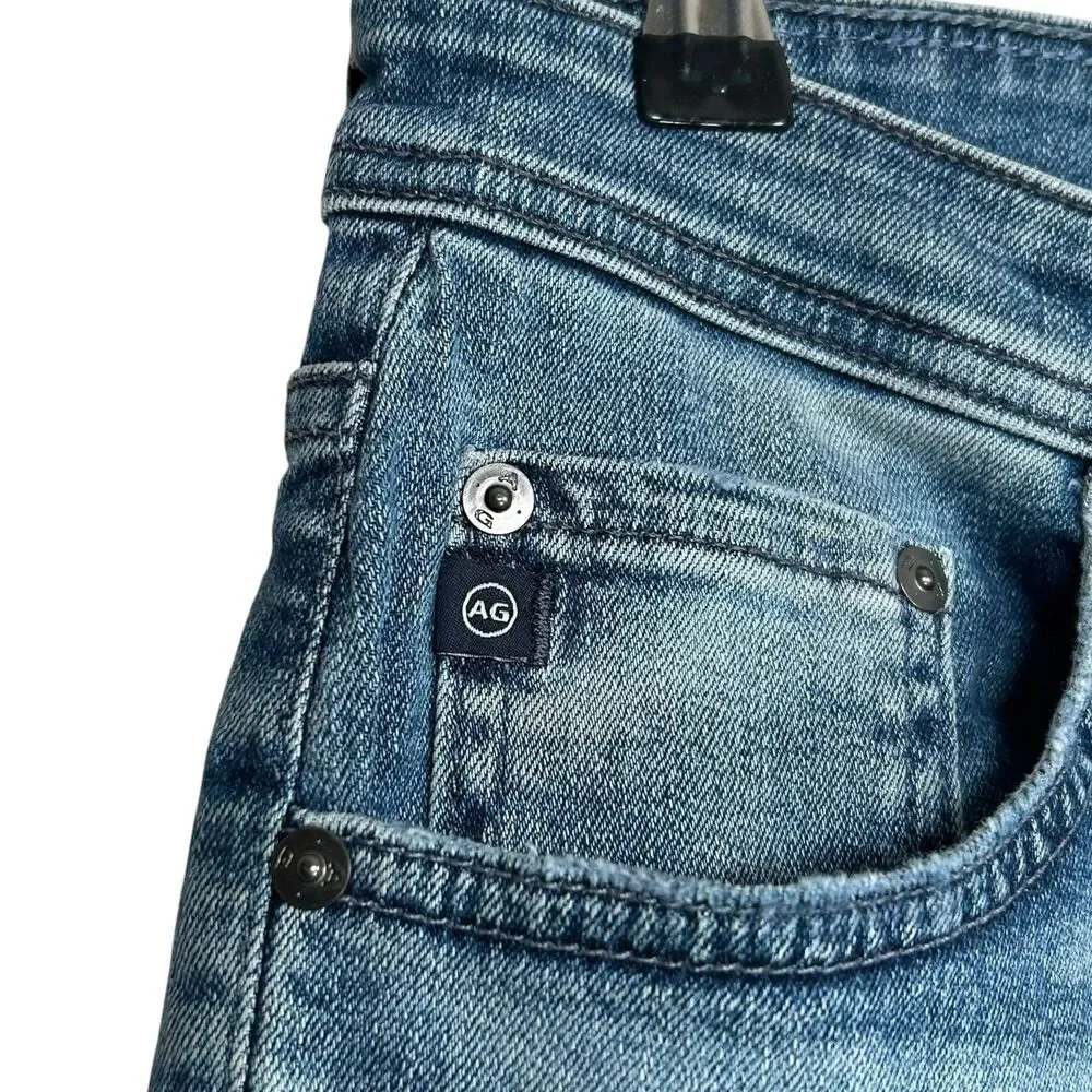 AG Adriano Goldschmied Everett Jeans Mens 32 Japanese Denim Zipline Casual NWT